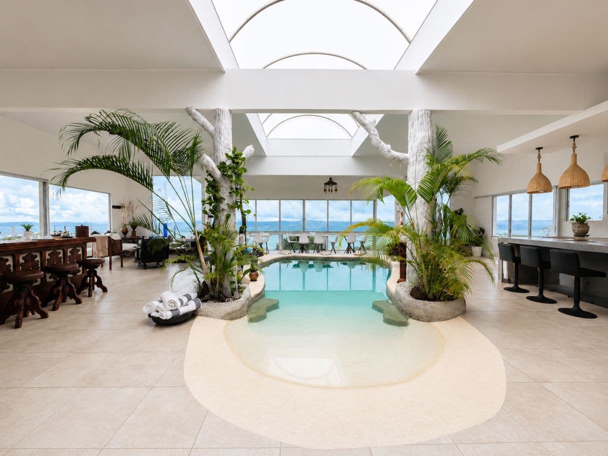 Architectural Mountain Hospitality Estate with Six Private Villas, Indoor Pool & Panoramic Lake Arenal Views, photo 7